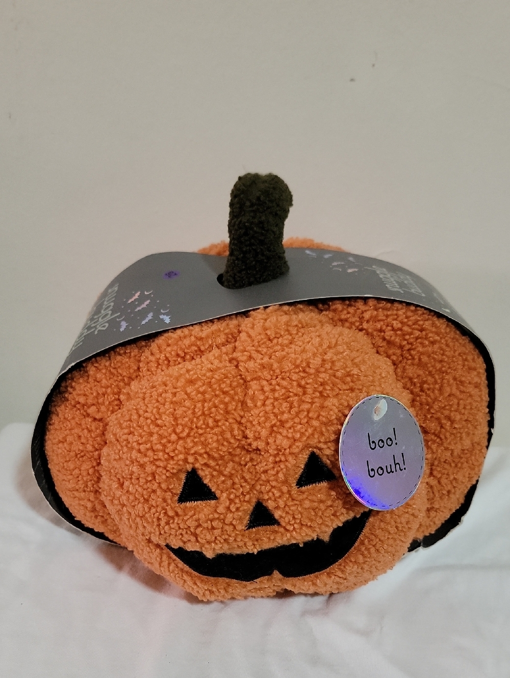 Snuggle Buddy Decorative Heat And Hug Pumpkin!